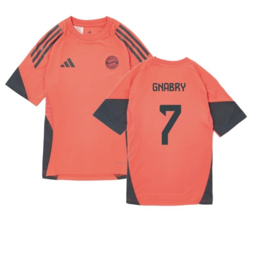 2025-2026 Bayern Munich Training Shirt (Easy Coral) - Kids (Gnabry 7)