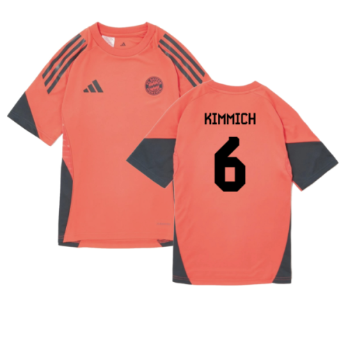 2025-2026 Bayern Munich Training Shirt (Easy Coral) - Kids (Kimmich 6)