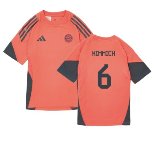 2025-2026 Bayern Munich Training Shirt (Easy Coral) - Kids (Kimmich 6)