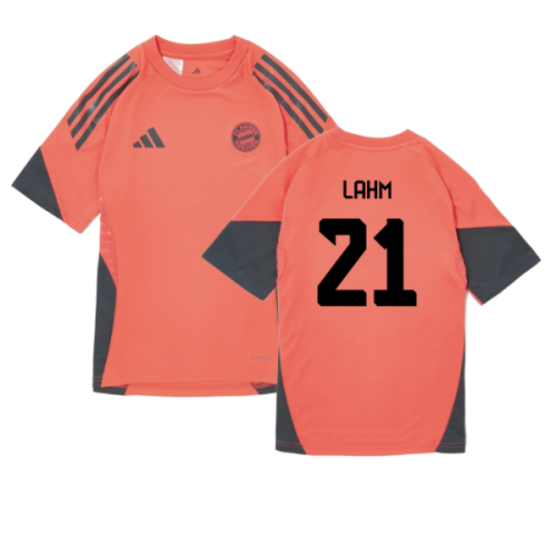2025-2026 Bayern Munich Training Shirt (Easy Coral) - Kids (Lahm 21)