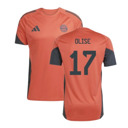 2025-2026 Bayern Munich Training Shirt (Easy Coral) (Olise 17)