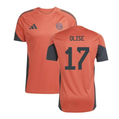 2025-2026 Bayern Munich Training Shirt (Easy Coral) (Olise 17)