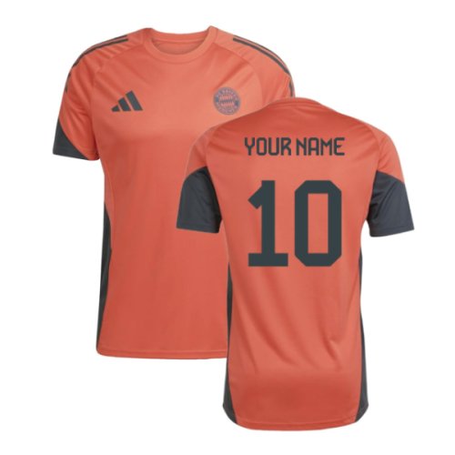 2025-2026 Bayern Munich Training Shirt (Easy Coral) (Your Name)