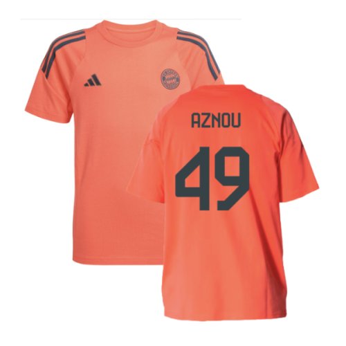 2025-2026 Bayern Munich Training Tee (Easy Coral) - Kids (Aznou 49)