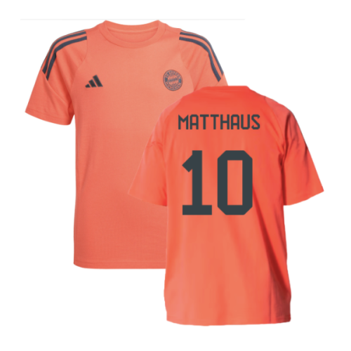 2025-2026 Bayern Munich Training Tee (Easy Coral) - Kids (Matthaus 10)