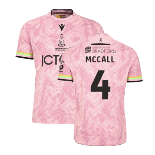 2025-2026 Bradford City Alternative Shirt (Pink) (McCall 4)