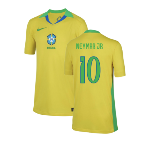 2025-2026 Brazil Womens Team Home Shirt (Kids) (Neymar Jr 10)