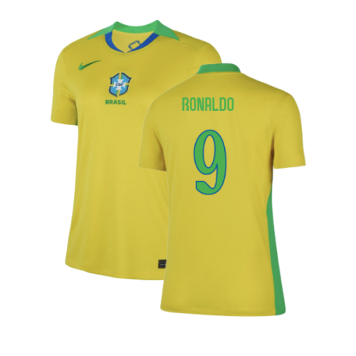 2025-2026 Brazil Womens Team Home Shirt (Ladies) (Ronaldo 9)