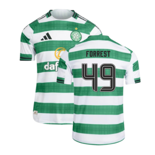 2025-2026 Celtic Authentic Home Shirt (Forrest 49)