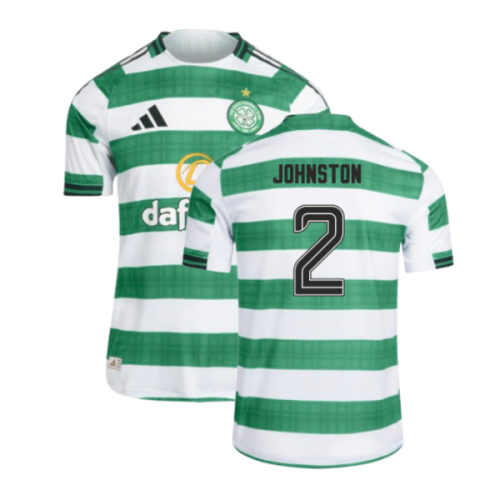 2025-2026 Celtic Authentic Home Shirt (Johnston 2)