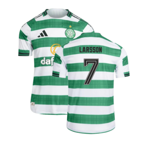 2025-2026 Celtic Authentic Home Shirt (Larsson 7)