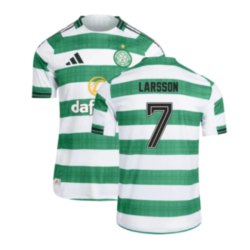 2025-2026 Celtic Authentic Home Shirt (Larsson 7)