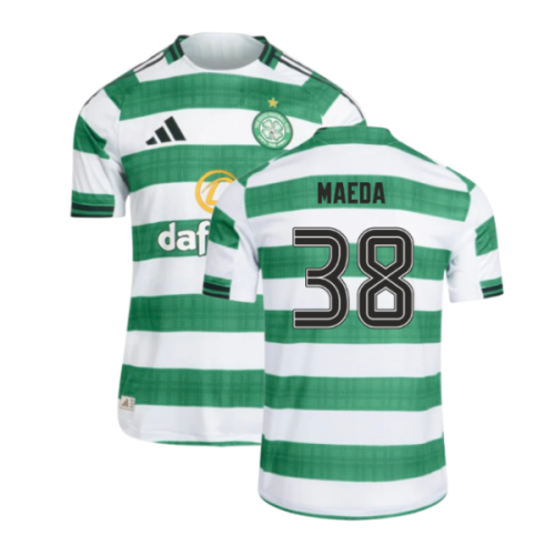 2025-2026 Celtic Authentic Home Shirt (Maeda 38)