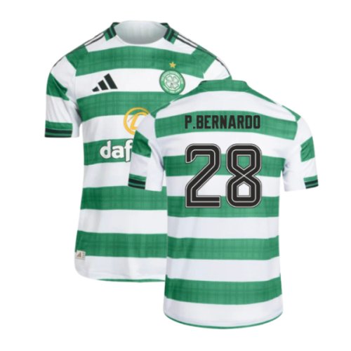 2025-2026 Celtic Authentic Home Shirt (P.Bernardo 28)