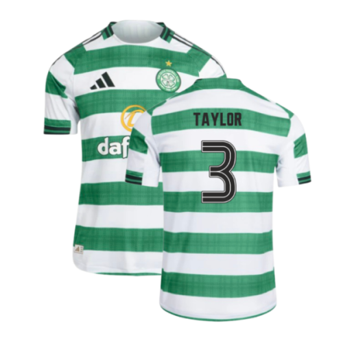2025-2026 Celtic Authentic Home Shirt (Taylor 3)