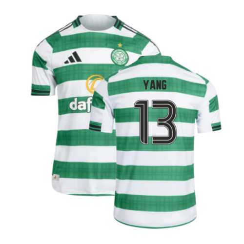 2025-2026 Celtic Authentic Home Shirt (Yang 13)