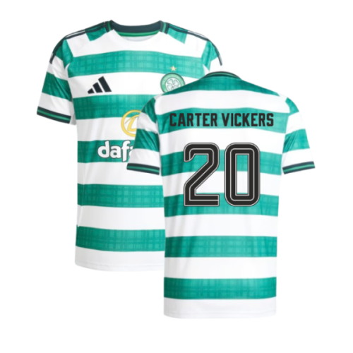 2025-2026 Celtic Home Shirt (Carter Vickers 20)