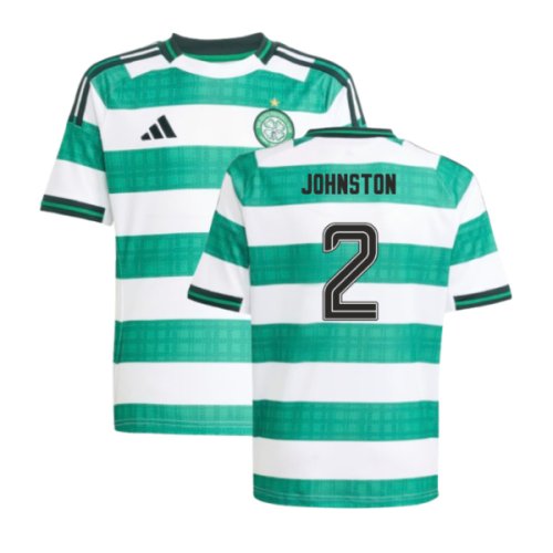 2025-2026 Celtic Home Shirt - Kids (Johnston 2)