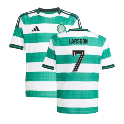 2025-2026 Celtic Home Shirt - Kids (Larsson 7)