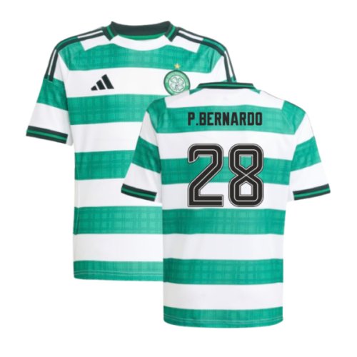 2025-2026 Celtic Home Shirt - Kids (P.Bernardo 28)