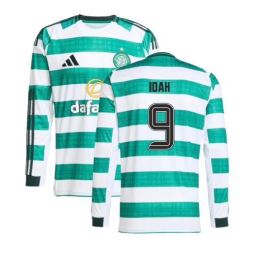 2025-2026 Celtic Long Sleeve Home Shirt (Idah 9)