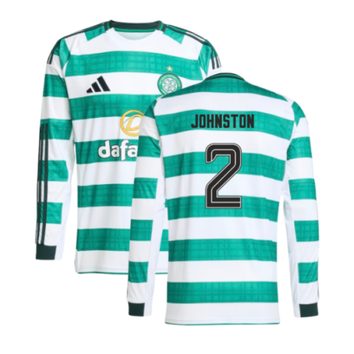 2025-2026 Celtic Long Sleeve Home Shirt (Johnston 2)
