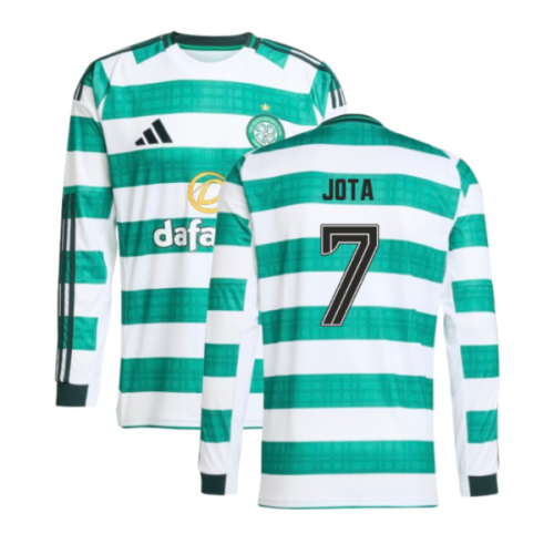 2025-2026 Celtic Long Sleeve Home Shirt (Jota 7)