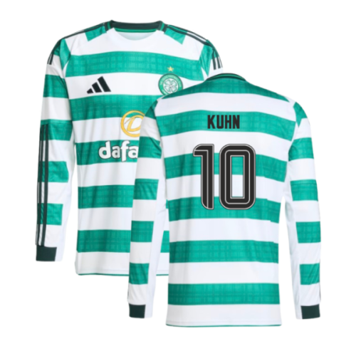 2025-2026 Celtic Long Sleeve Home Shirt (Kuhn 10)