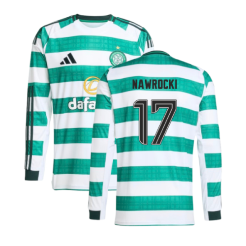 2025-2026 Celtic Long Sleeve Home Shirt (Nawrocki 17)