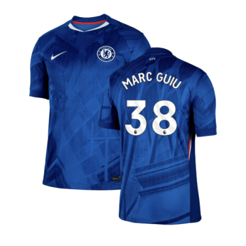 2025-2026 Chelsea Home Football Shirt (Marc Guiu 38)
