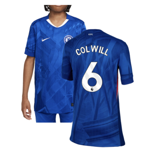 2025-2026 Chelsea Home Shirt (Kids) (Colwill 6)