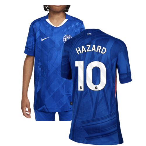 2025-2026 Chelsea Home Shirt (Kids) (Hazard 10)