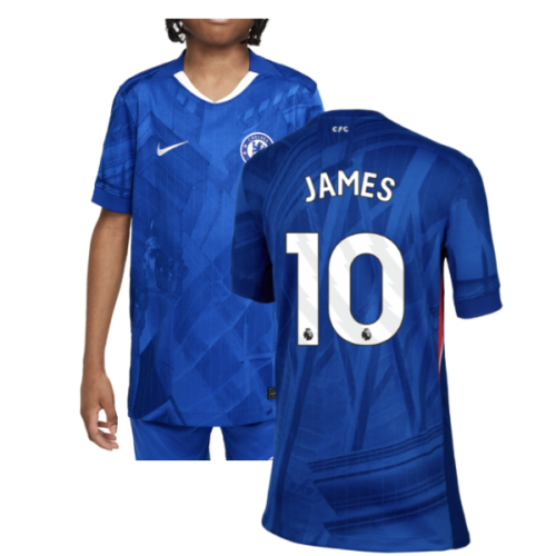 2025-2026 Chelsea Home Shirt (Kids) (James 10)