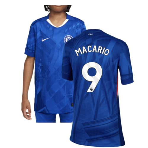 2025-2026 Chelsea Home Shirt (Kids) (Macario 9)