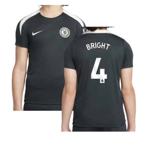 2025-2026 Chelsea Strike Training Shirt (Green) - Kids (Bright 4)