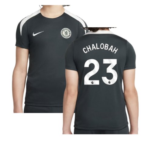2025-2026 Chelsea Strike Training Shirt (Green) - Kids (Chalobah 23)