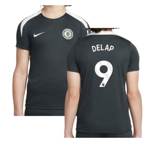 2025-2026 Chelsea Strike Training Shirt (Green) - Kids (Delap 9)