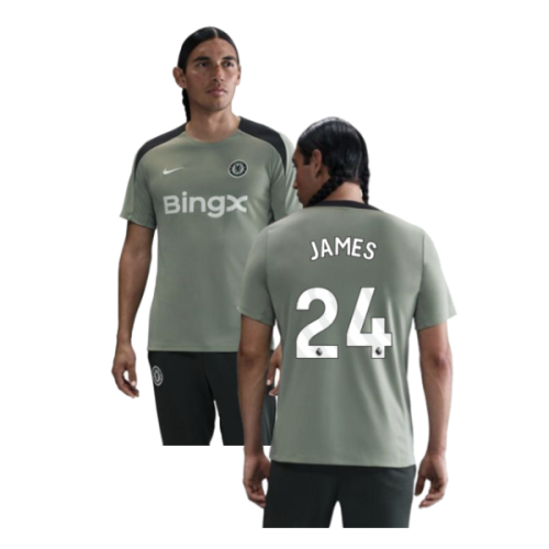 2025-2026 Chelsea Strike Training Shirt (Jade Green) (James 24)