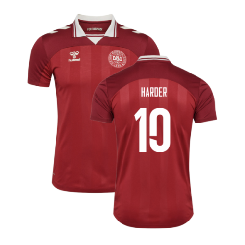 2025-2026 Denmark Womens Team Home Shirt (Unisex) (Harder 10)