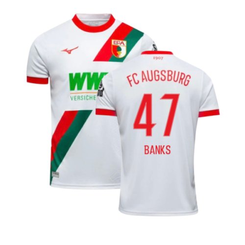 2025-2026 FC Augsburg Home Shirt (Banks 47)