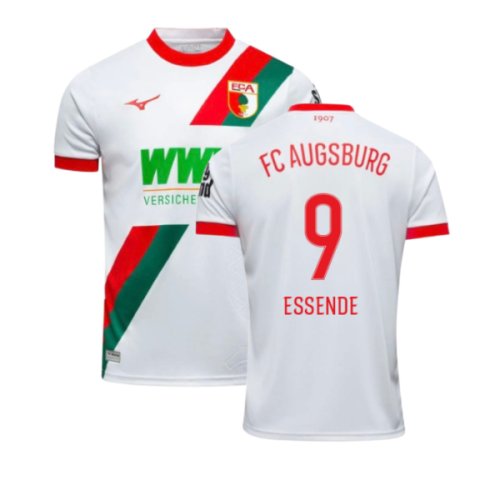 2025-2026 FC Augsburg Home Shirt (Essende 9)