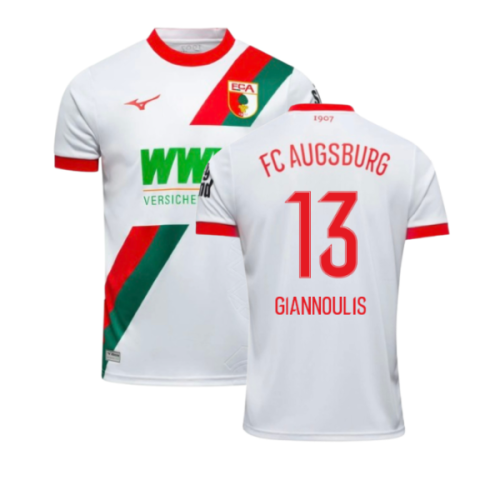 2025-2026 FC Augsburg Home Shirt (Giannoulis 13)