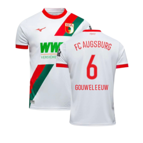 2025-2026 FC Augsburg Home Shirt (Gouweleeuw 6)