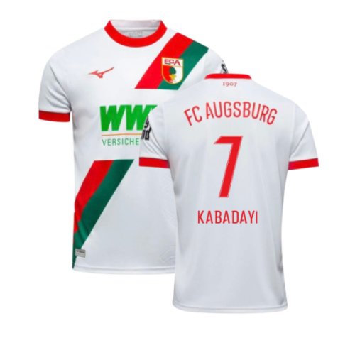 2025-2026 FC Augsburg Home Shirt (Kabadayi 7)