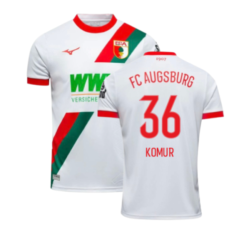 2025-2026 FC Augsburg Home Shirt (Komur 36)