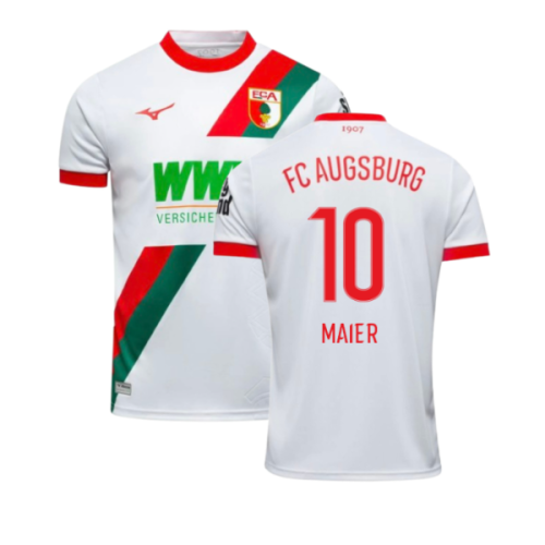 2025-2026 FC Augsburg Home Shirt (Maier 10)