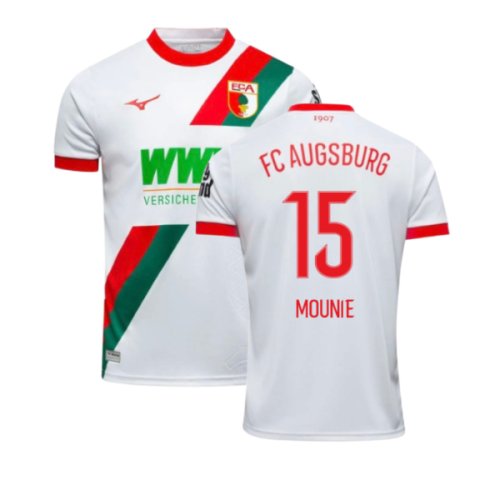 2025-2026 FC Augsburg Home Shirt (Mounie 15)