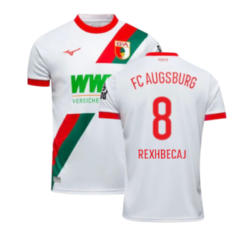 2025-2026 FC Augsburg Home Shirt (Rexhbecaj 8)
