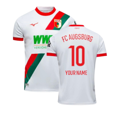 2025-2026 FC Augsburg Home Shirt (Your Name)