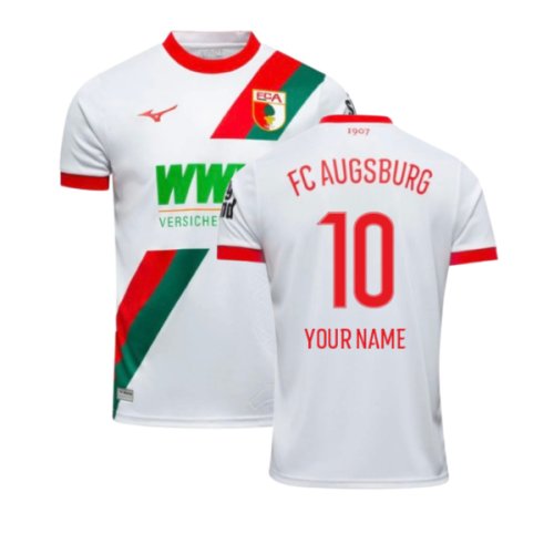 2025-2026 FC Augsburg Home Shirt (Your Name)